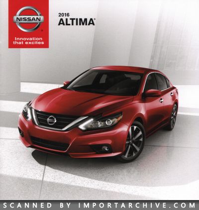 2016 Nissan Brochure Cover