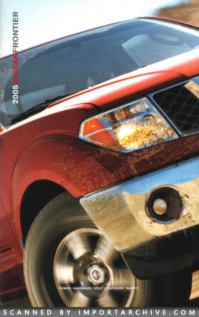 2005 Nissan Brochure Cover