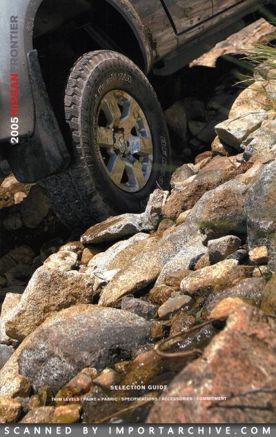 2005 Nissan Brochure Cover