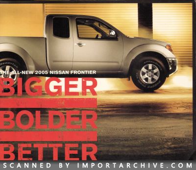 2005 Nissan Brochure Cover