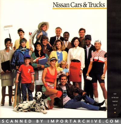 1989 Nissan Brochure Cover