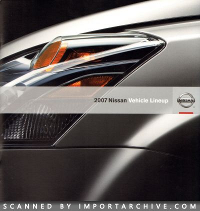 2007 Nissan Brochure Cover