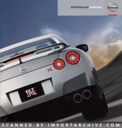 2008 Nissan Brochure Cover