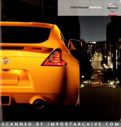 2009 Nissan Brochure Cover