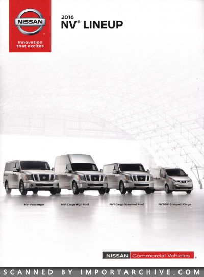 2016 Nissan Brochure Cover