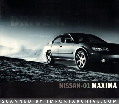 2001 Nissan Brochure Cover