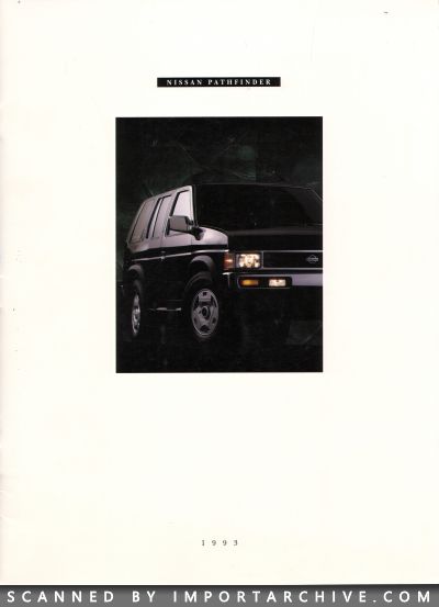 1993 Nissan Brochure Cover