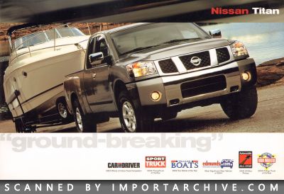 2004 Nissan Brochure Cover