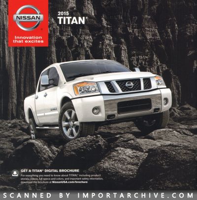 2015 Nissan Brochure Cover