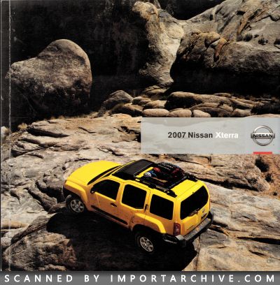 2007 Nissan Brochure Cover