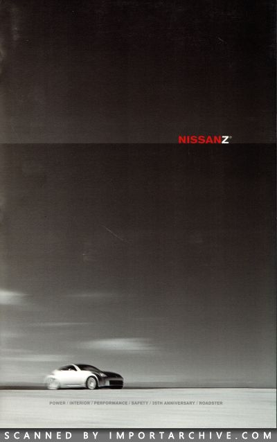 2005 Nissan Brochure Cover