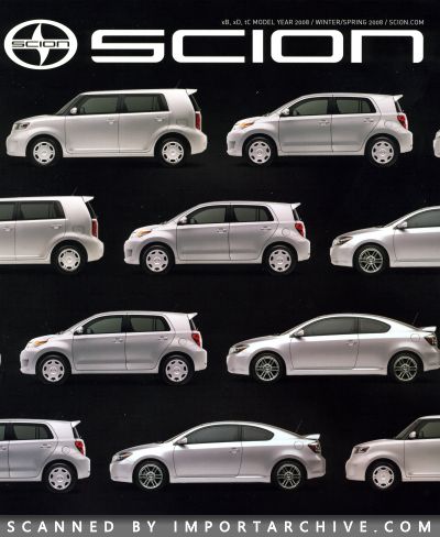 2008 Scion Brochure Cover