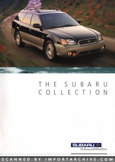 2003 Subaru Brochure Cover