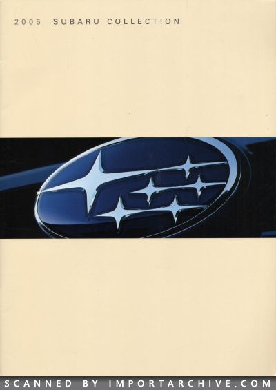 2005 Subaru Brochure Cover