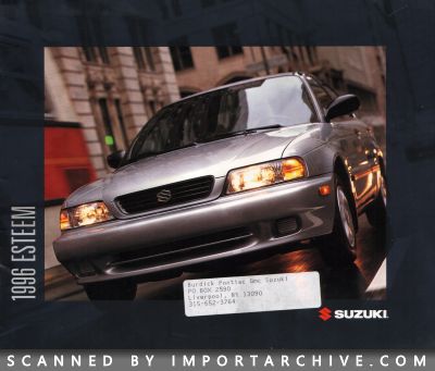 1996 Suzuki Brochure Cover