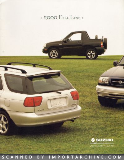 2000 Suzuki Brochure Cover