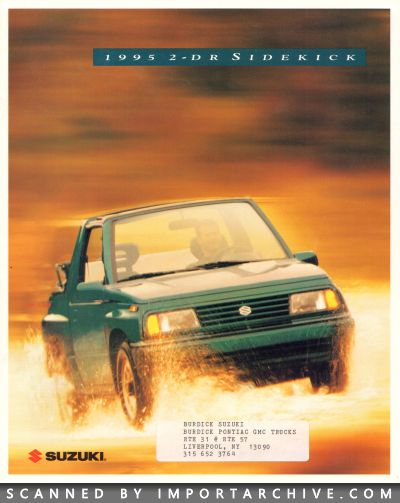 1995 Suzuki Brochure Cover