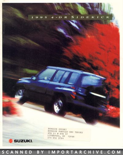 1995 Suzuki Brochure Cover