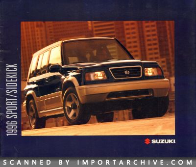 1996 Suzuki Brochure Cover