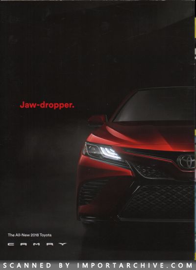 2018 Toyota Brochure Cover