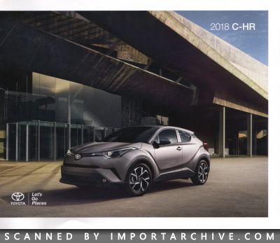 2018 Toyota Brochure Cover