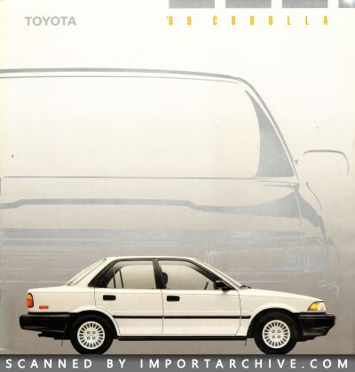 1989 Toyota Brochure Cover