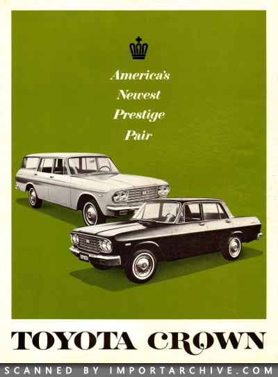 1966 Toyota Brochure Cover