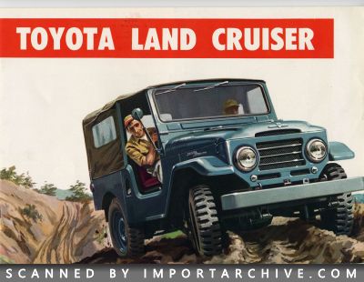 1958 Toyota Brochure Cover