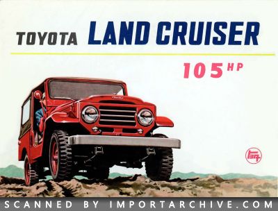 1958 Toyota Brochure Cover