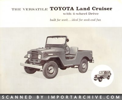 1959 Toyota Brochure Cover