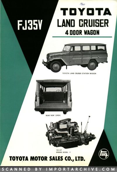 1960 Toyota Brochure Cover