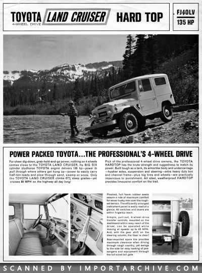 1965 Toyota Brochure Cover