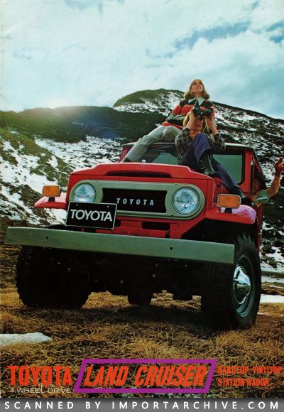 1970 Toyota Brochure Cover