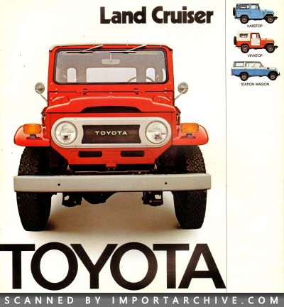 1974 Toyota Brochure Cover