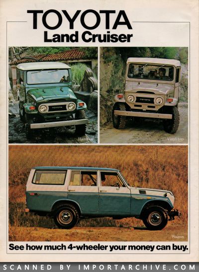 1975 Toyota Brochure Cover