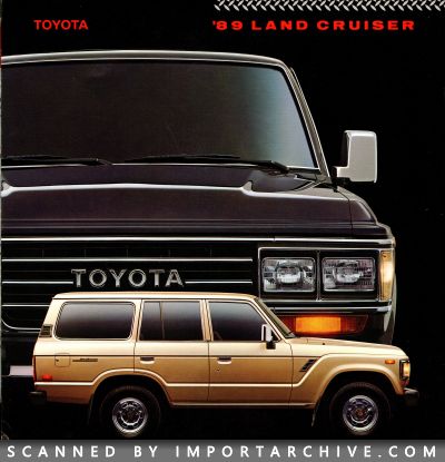 1989 Toyota Brochure Cover