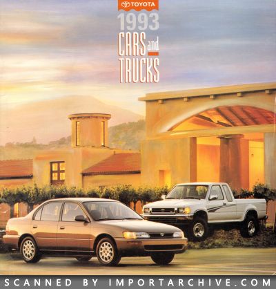 1993 Toyota Brochure Cover