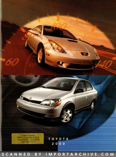 2000 Toyota Brochure Cover