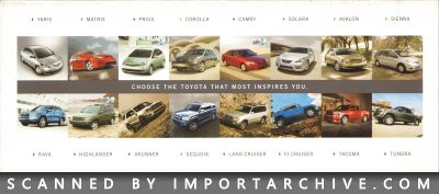 2007 Toyota Brochure Cover