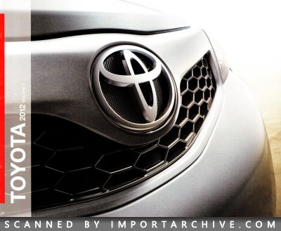 2012 Toyota Brochure Cover