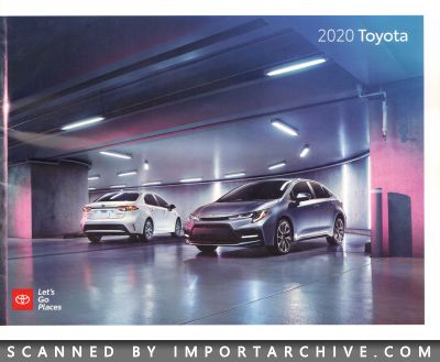 2020 Toyota Brochure Cover