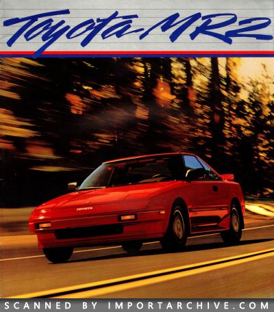 1986 Toyota Brochure Cover