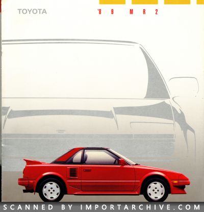 1989 Toyota Brochure Cover