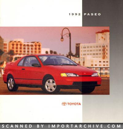 1992 Toyota Brochure Cover