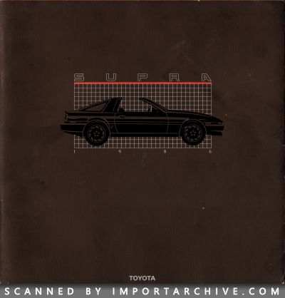 1986 Toyota Brochure Cover