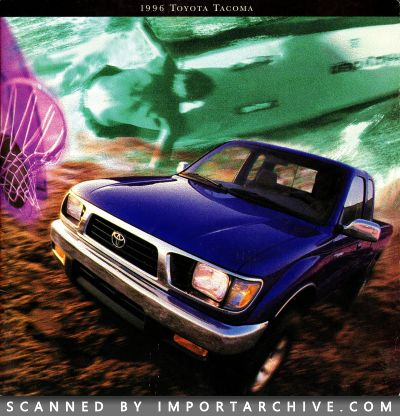 1996 Toyota Brochure Cover