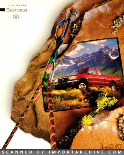 1998 Toyota Brochure Cover