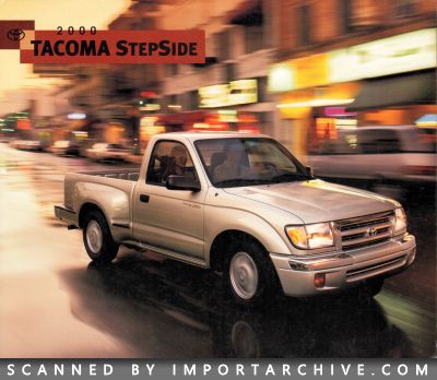 2000 Toyota Brochure Cover