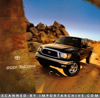 2001 Toyota Brochure Cover