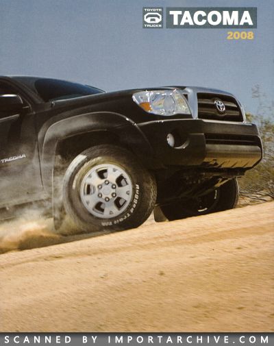 2008 Toyota Brochure Cover